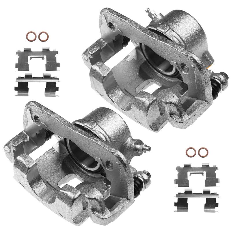 2x Front Brake Caliper with Bracket for Suzuki Sidekick 1991-1998 Tracker 4 Door