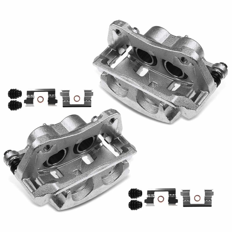 2x Front Brake Caliper with Bracket for Acura MDX 2014-2019 Honda Pilot