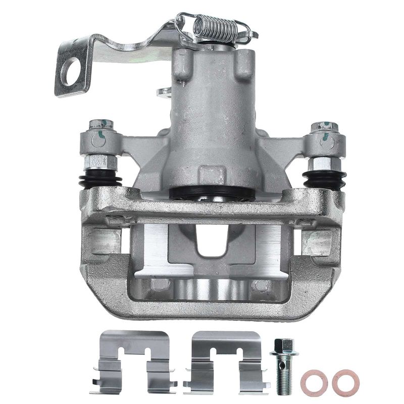 Rear Driver Brake Caliper with Bracket for Hyundai Elantra GT Kia Forte Forte5