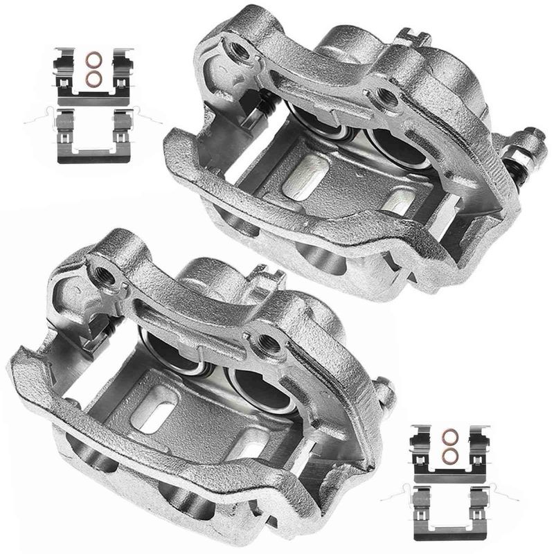 2x Front Brake Caliper with Bracket for Nissan 350Z 2006-2009 Infiniti G35