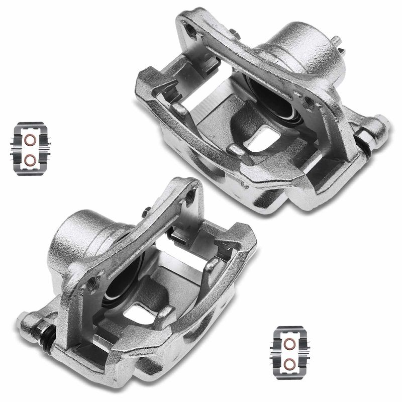 2x Front Brake Caliper with Bracket for Hyundai Elantra GT Kia Forte