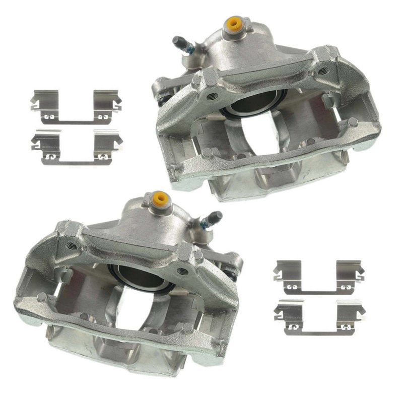 2x Front Brake Caliper with Bracket for Mercedes-Benz E320 W211 2003-2009 E350