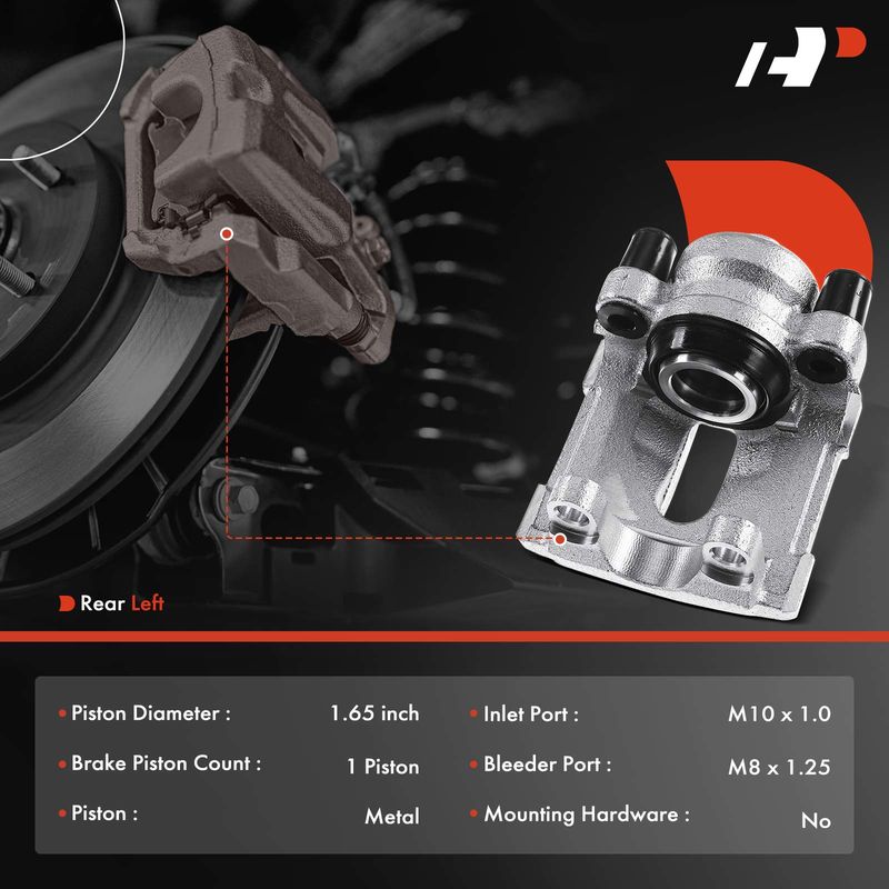 Rear Driver Brake Caliper for BMW E84 E90 E91 E92 E93 X1 323i 325i 328i