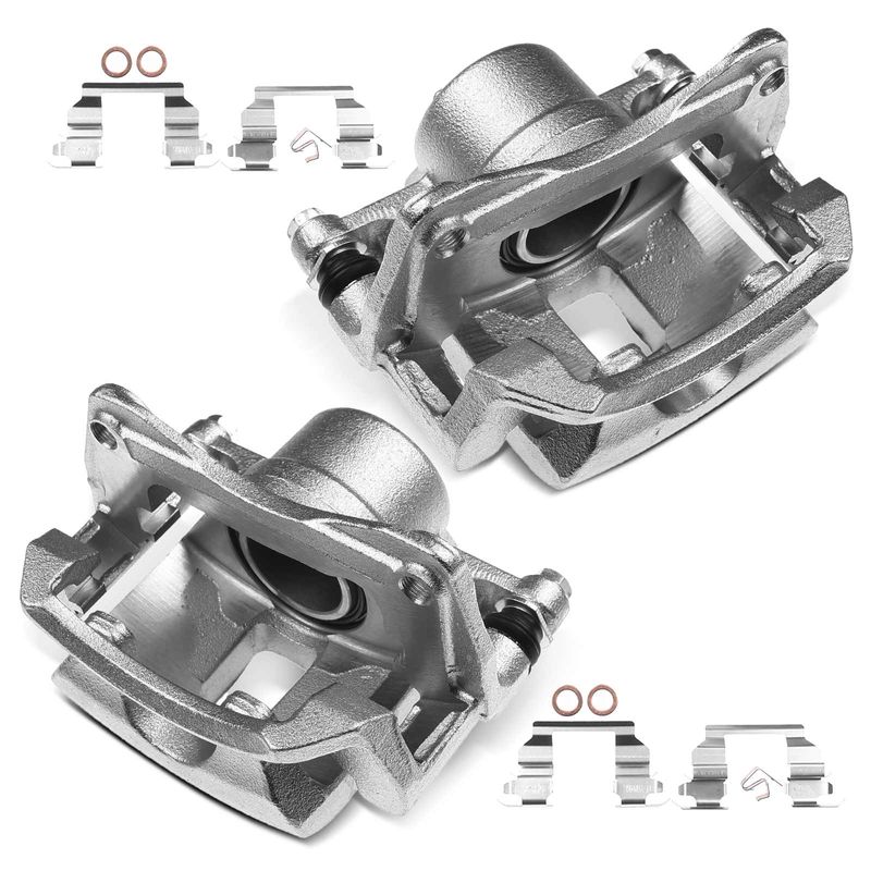 2x Front Brake Caliper with Bracket for Toyota Corolla 1998-2002 Prizm