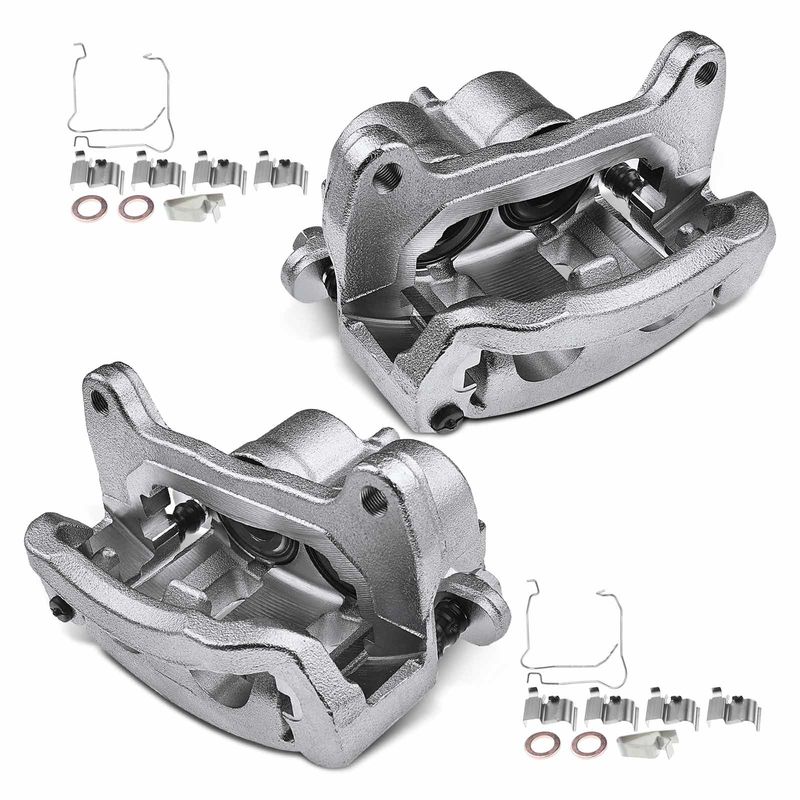 2x Front Brake Caliper with Bracket for Mazda CX-9 2016-2021 CX-5 2021