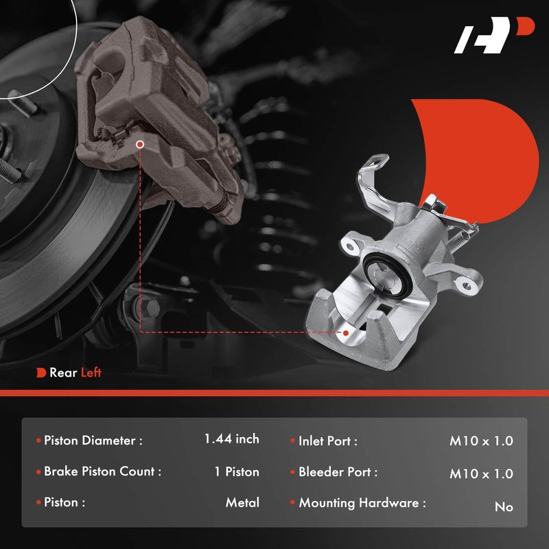 Rear Driver Brake Caliper for Mini F55 F56 Cooper 15-17 Cooper Clubman 16-17
