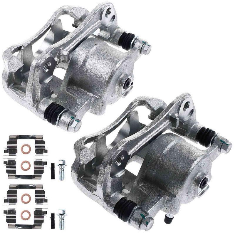 2x Front Brake Caliper with Bracket for Chevy Cobalt 2005-2010 Pontiac G5