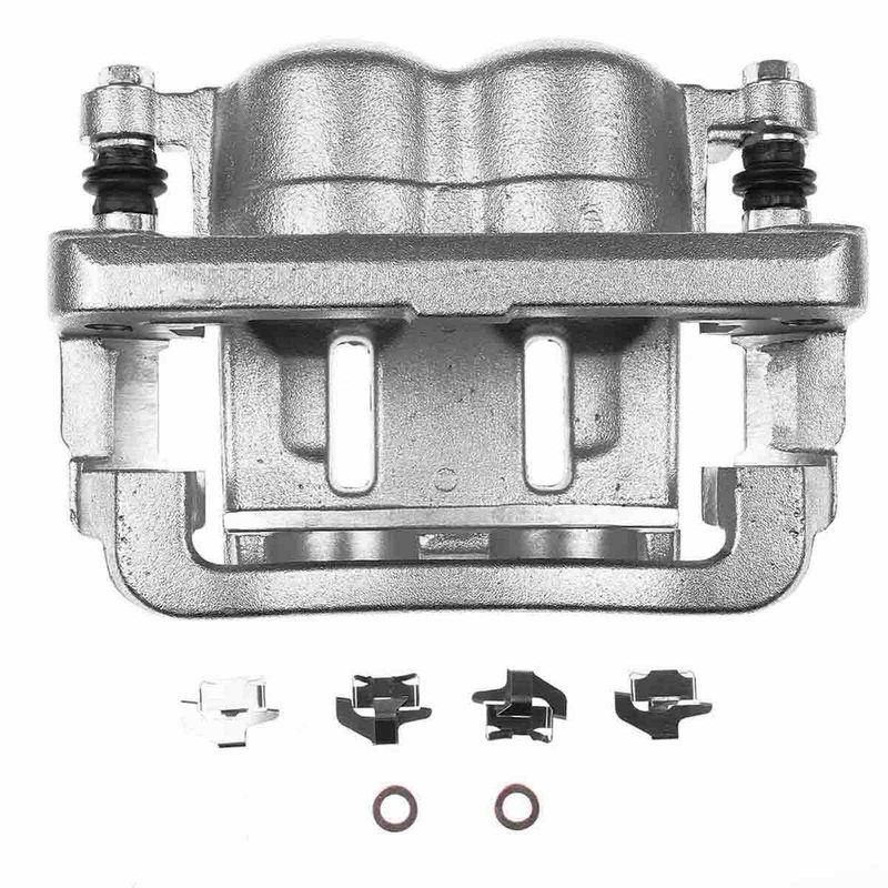2x Front Brake Caliper with Bracket for Ford F-350 F-450 Super Duty