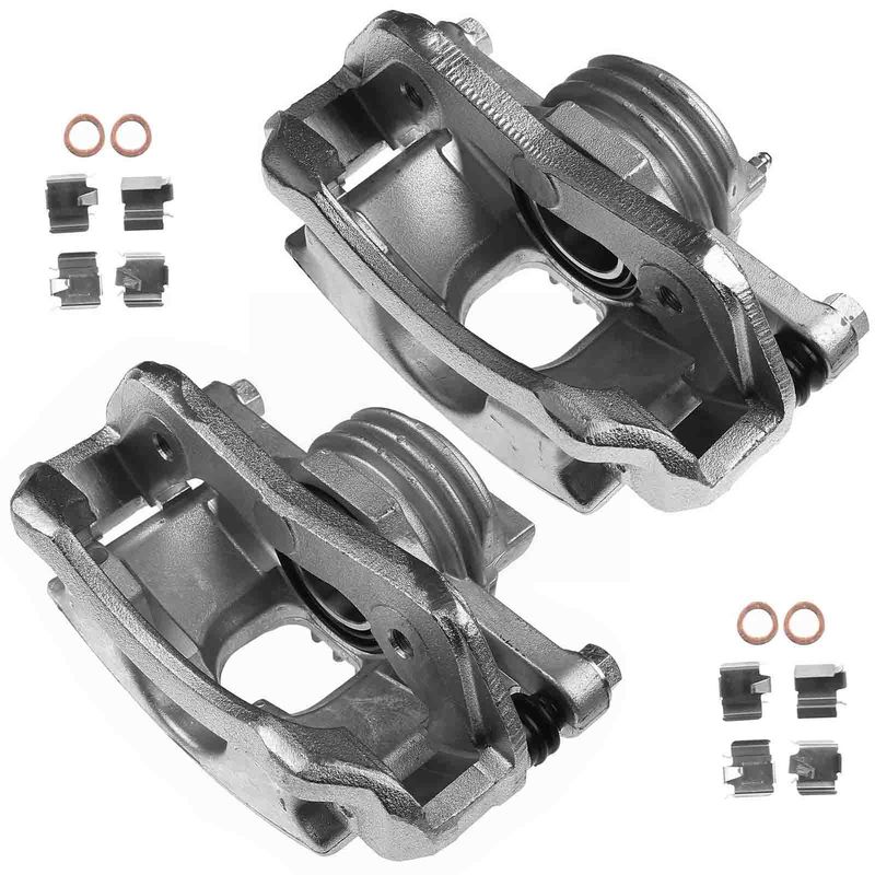 2x Front Brake Caliper with Bracket for Kia Sportage 1998-2002