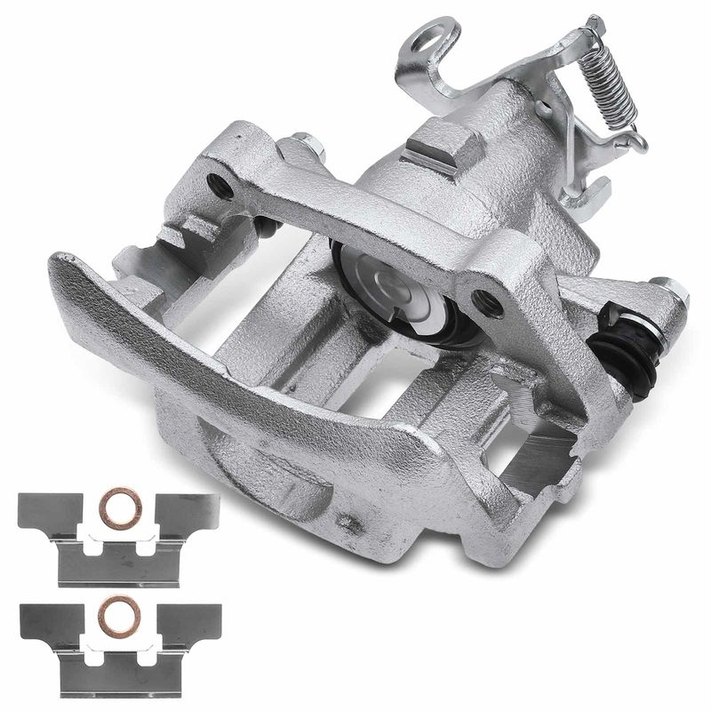 Rear Driver Brake Caliper with Bracket for Jaguar S-Type 2003-2005 Lincoln LS