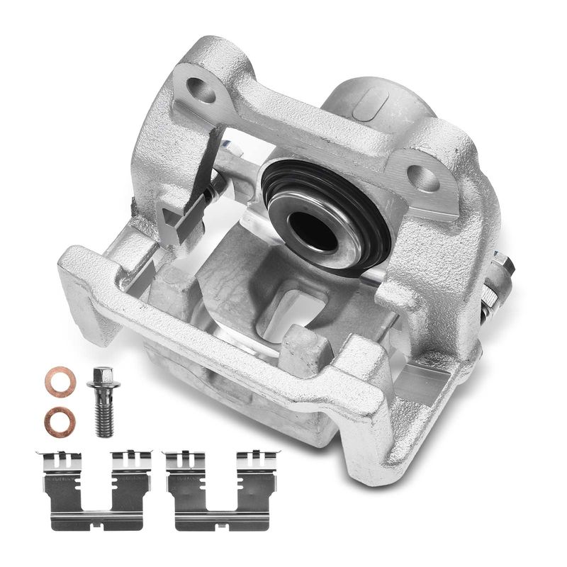 Rear Driver Brake Caliper with Bracket for Chrysler 300 05-21 Dodge Challenger