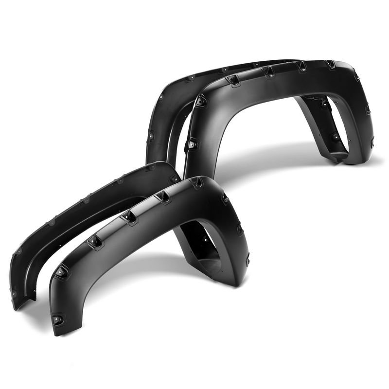 4x Front & Rear Pocket Style Fender Flare for Chevrolet GMC C1500 C2500 C3500