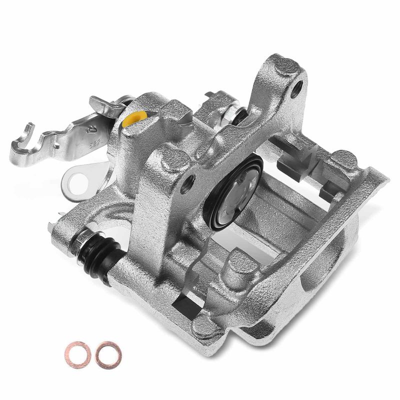 Rear Driver Brake Caliper with Bracket for Volkswagen Golf 2015-2020 GTI Passat