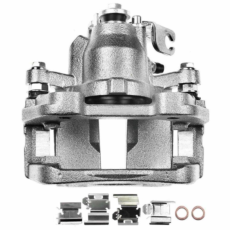 Rear Driver Brake Caliper with Bracket for Ford Explorer Flex Taurus Lincoln MKT