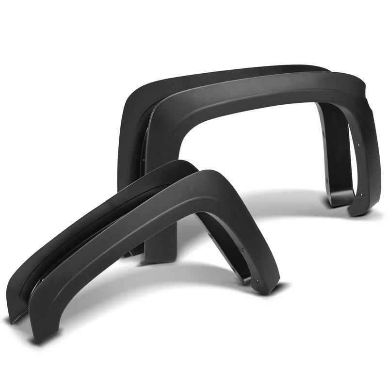 4x Factory Style Fender Flare for Chevy Silverado 1500 07-13 69.3 In. Bed