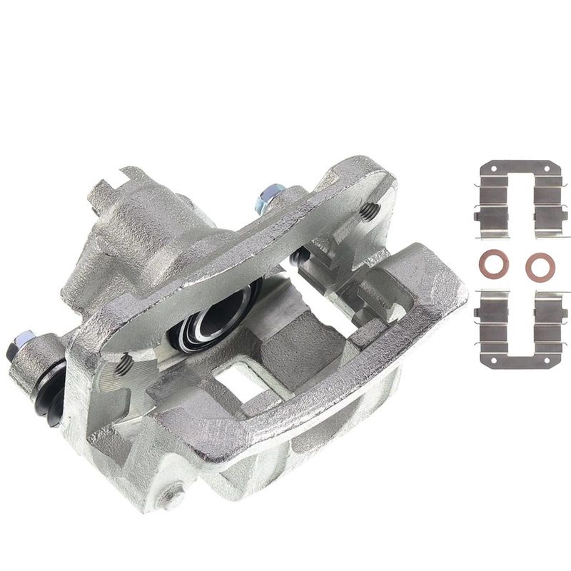 Rear Driver Brake Caliper with Bracket for Kia Rio Hyundai Accent Dodge Attitude