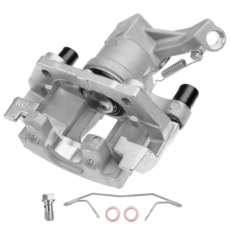 Rear Driver Brake Caliper with Bracket for Saab 9-3 2003-2011 9-3X Cadillac BLS