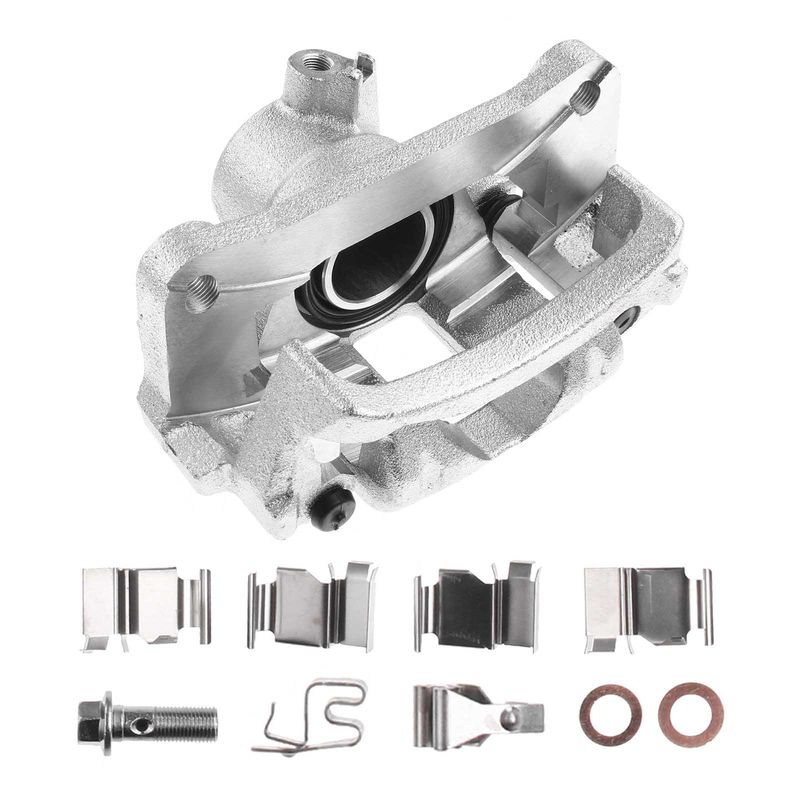 Rear Driver Brake Caliper w/ Bracket for Toyota 4Runner 2010-2020 Sequoia Lexus