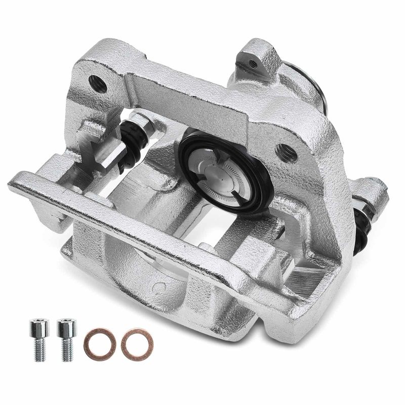 Rear Driver Brake Caliper with Bracket for Volvo S80 2007-2010 V70 XC70 08-10