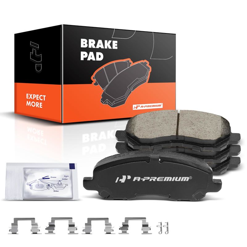 4pcs Front Driver & Passenger Ceramic Brake Pads  for Chrysler 200 Sebring Jeep Compass Dodge Mitsubishi
