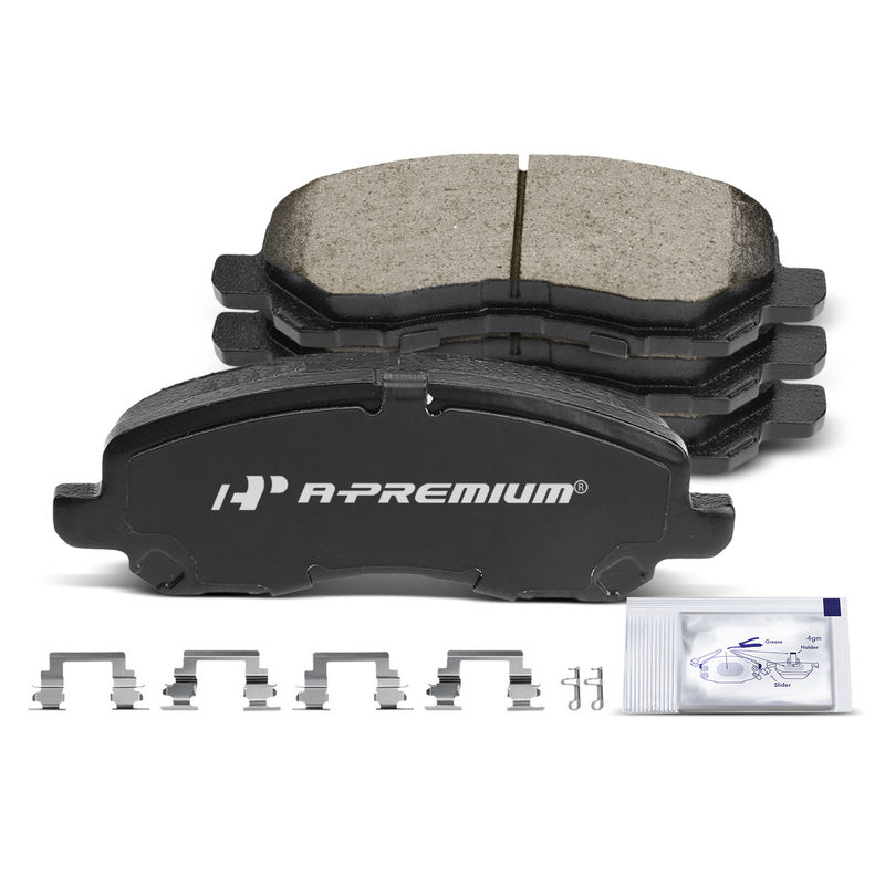 4pcs Front Driver & Passenger Ceramic Brake Pads  for Chrysler 200 Sebring Jeep Compass Dodge Mitsubishi