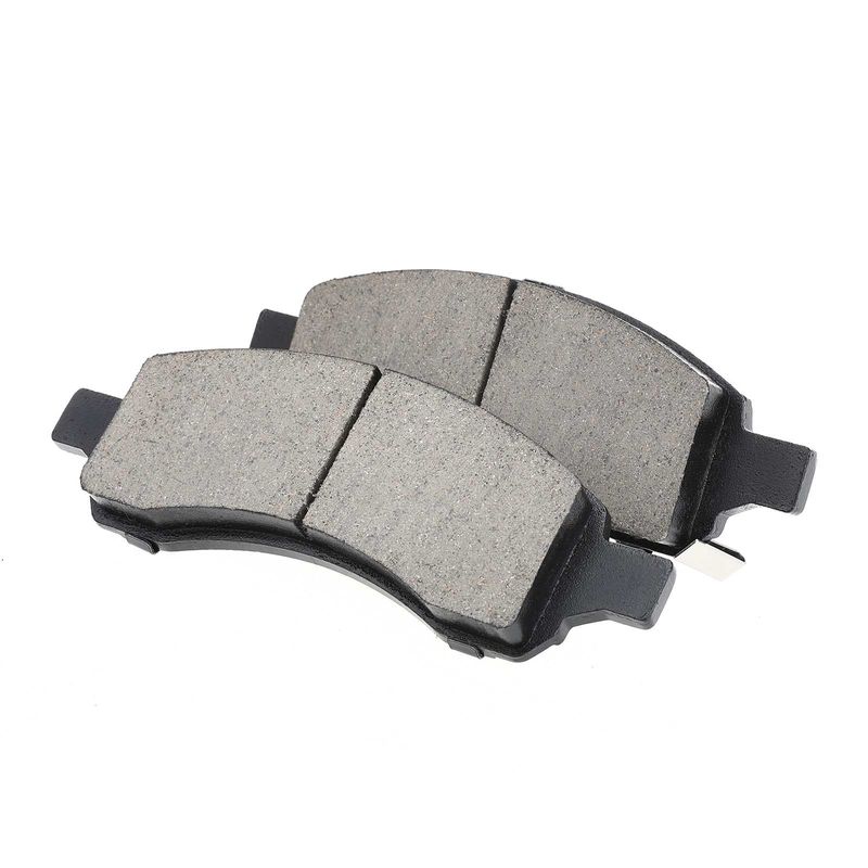 4pcs Front Driver & Passenger Ceramic Brake Pads with Sensor for Chevrolet Traverse SSR Buick Enclave GMC Canyon