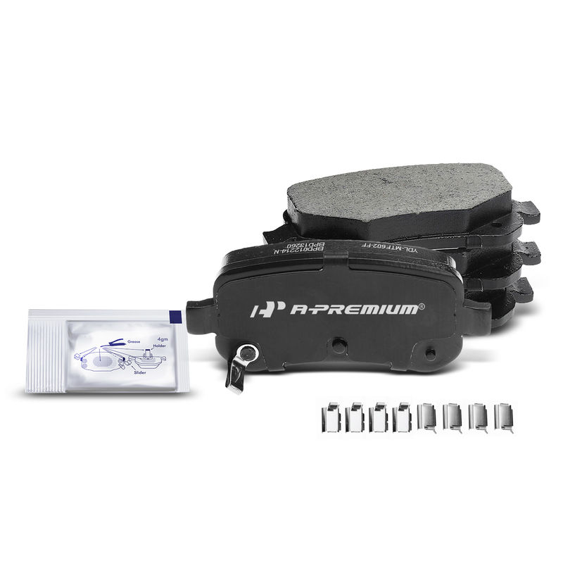4pcs Rear Driver & Passenger Ceramic Brake Pads  for Chrysler Town & Country 08-12 Grand Caravan Journey