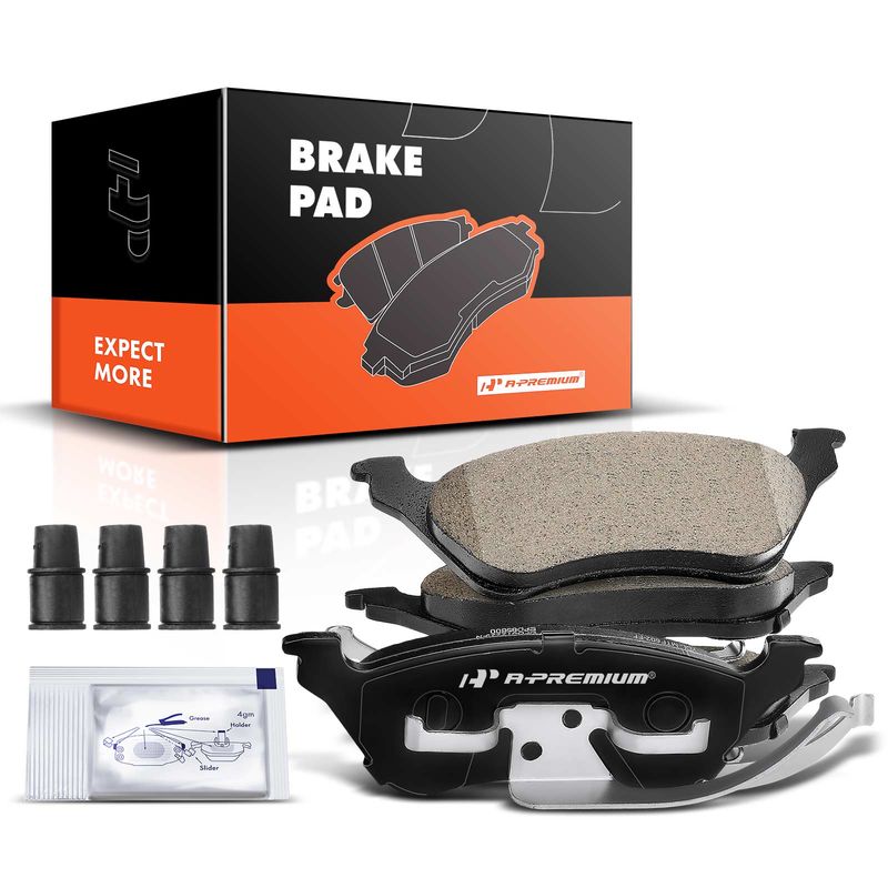 4pcs Rear Driver & Passenger Ceramic Brake Pads  for Chrysler Town & Country Dodge Caravan Grand Caravan