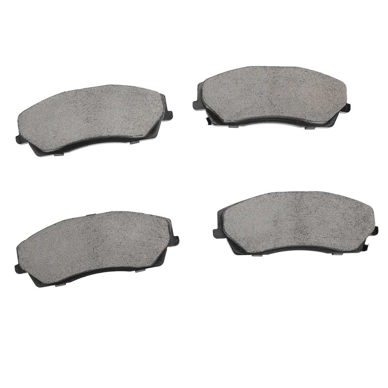 4pcs Front Driver & Passenger Ceramic Brake Pads with Sensor for Chrysler 300 Dodge Challenger Charger Magnum