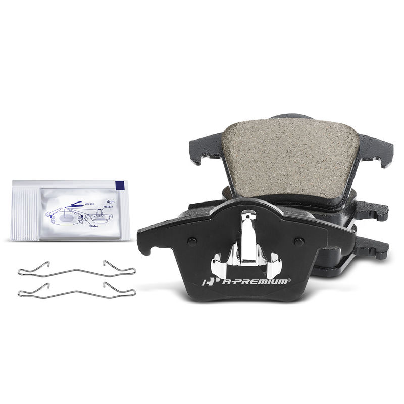 4pcs Rear Driver & Passenger Ceramic Brake Pads  for Volvo XC90 2003 2004 2005-2014 2.5L 2.9L3.2L 4.4L