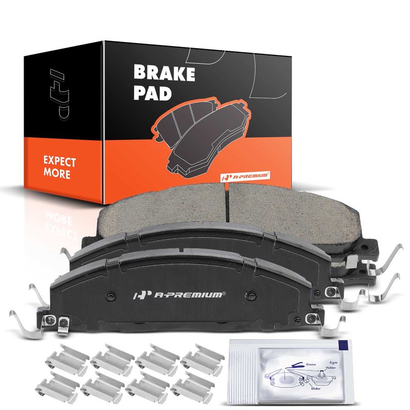 4pcs Rear Driver & Passenger Ceramic Brake Pads with Sensor for Dodge Ram 2500 3500 2009 2010 Ram 2500 11-18 1500