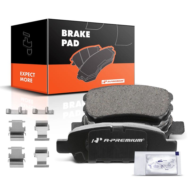 4pcs Rear Driver & Passenger Ceramic Brake Pads  for Chrysler Sebring 2007-2010 Jeep Compass Mitsubishi