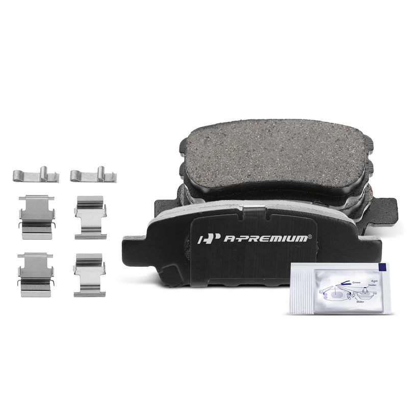 4pcs Rear Driver & Passenger Ceramic Brake Pads  for Chrysler Sebring 2007-2010 Jeep Compass Mitsubishi