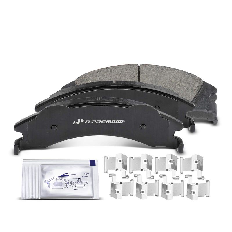 4pcs Rear Driver & Passenger Ceramic Brake Pads  for Ford E-150 E-250 2008-2014 E-350 E-450 Super Duty