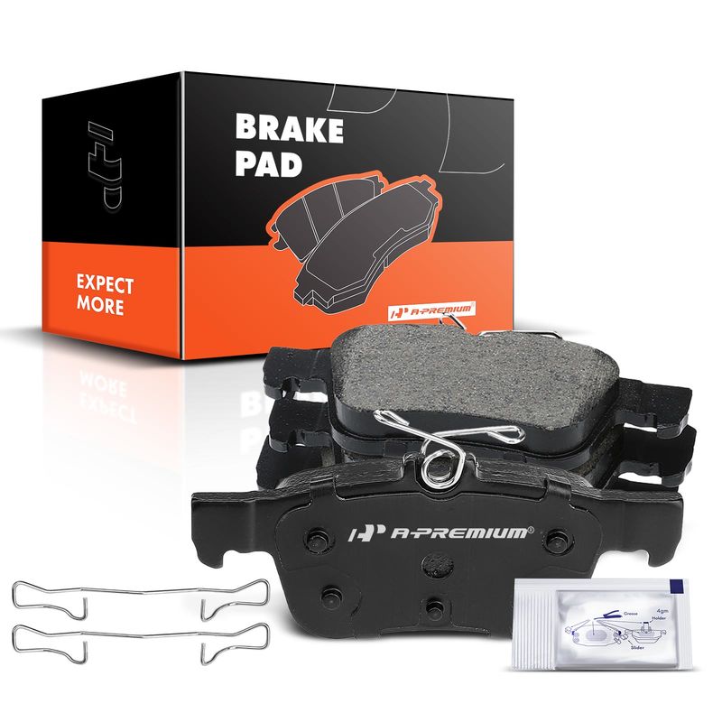 4pcs Rear Driver & Passenger Ceramic Brake Pads  for Ford Edge 2015-2020 Fusion Escape Lincoln MKC MKX