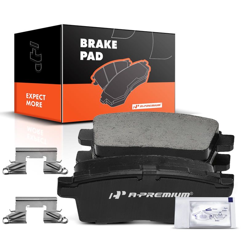 4pcs Rear Driver & Passenger Ceramic Brake Pads  for Ford Edge 07-10 Lincoln MKX 07-10 Mazda CX-7 07-12
