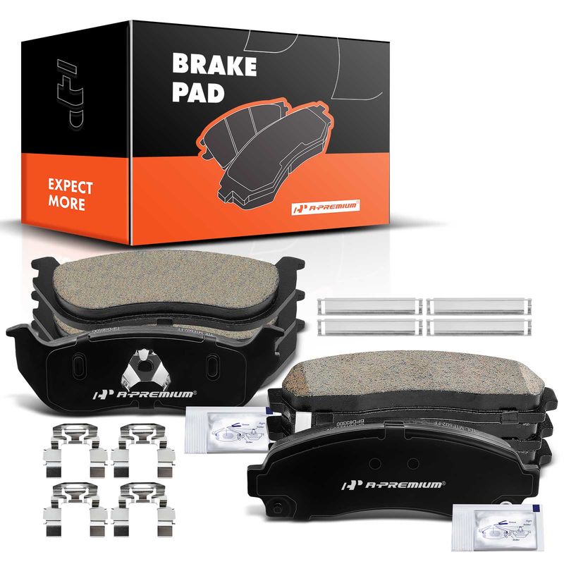 8pcs Front & Rear Ceramic Brake Pads  for Ford Explorer Mercury Mountaineer 2002-2005