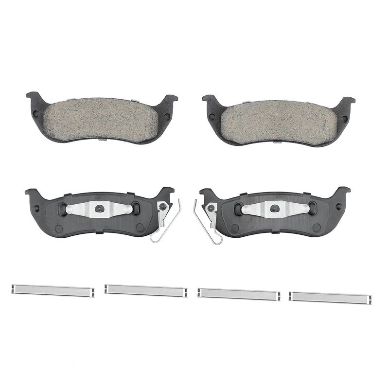 4pcs Rear Driver & Passenger Ceramic Brake Pads with Sensor for Chrysler Pacifica 2004-2008