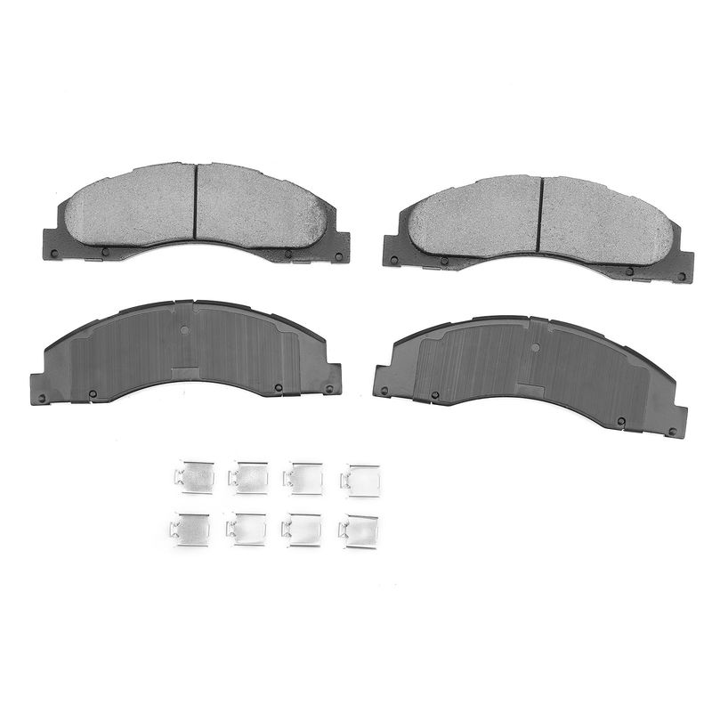 4pcs Front Driver & Passenger Ceramic Brake Pads  for Ford E-150 E-250 2008-2014 E-350 E-450 Super Duty