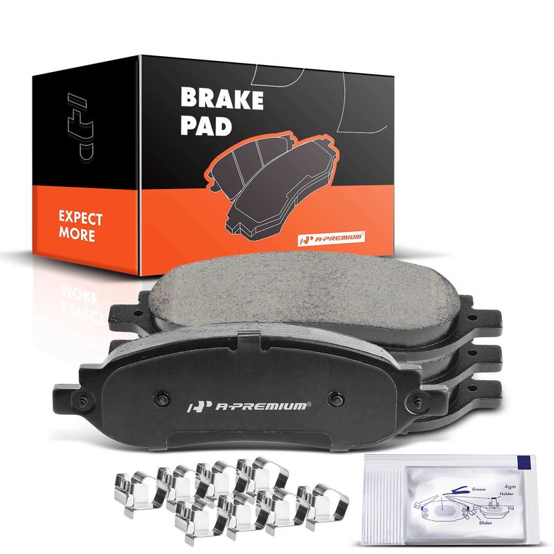 4pcs Rear Driver & Passenger Ceramic Brake Pads  for Ford F-250 Super Duty F-350 Super Duty 2005-2007