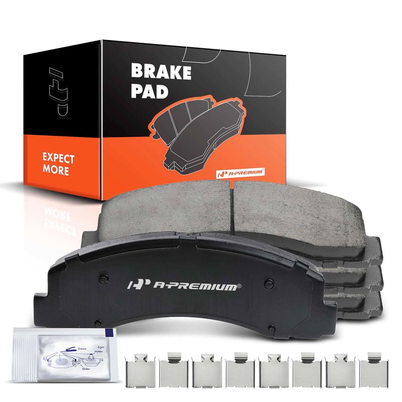 4pcs Front Driver & Passenger Ceramic Brake Pads  for Ford F-150 10-20 Expedition Lincoln Navigator 10-21
