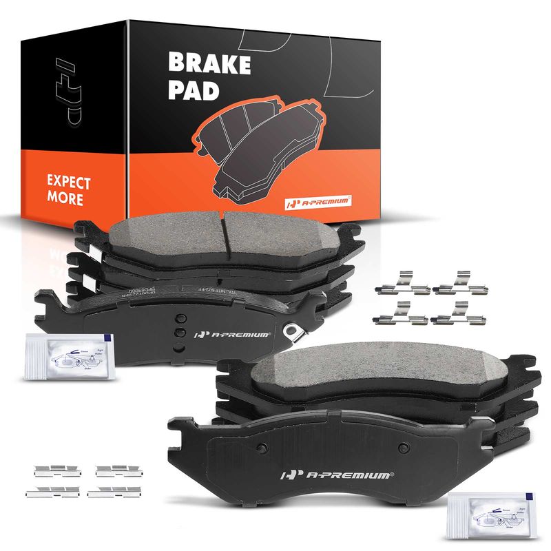 8pcs Front & Rear Ceramic Brake Pads  for Dodge Ram 1500 2002-2005 Durango 2003-2006