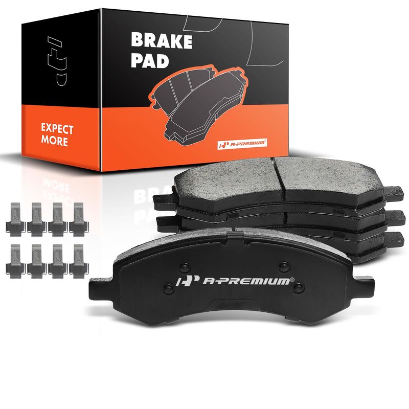 4pcs Front Driver & Passenger Ceramic Brake Pads  for Dodge Ram 1500 06-10 Chrysler Ram Dakota Mitsubishi