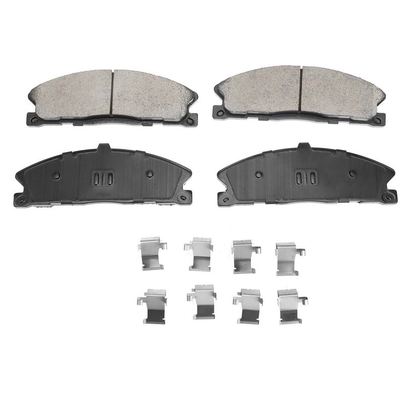 8pcs Front & Rear Ceramic Brake Pads  for Ford Explorer Flex Taurus 2013-2019 MKS MKT