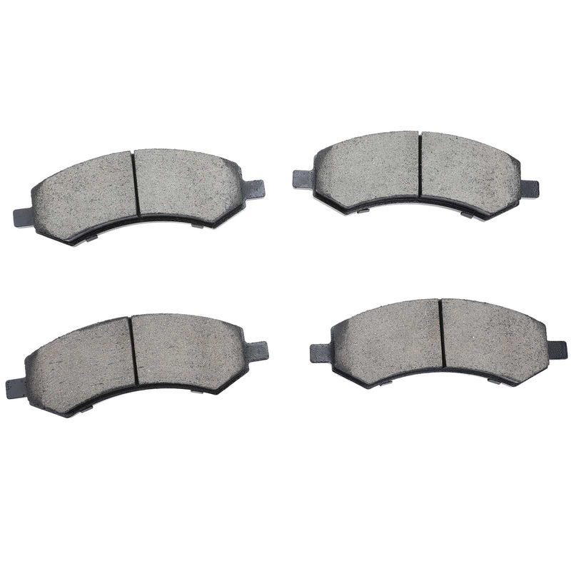 4pcs Front Driver & Passenger Ceramic Brake Pads  for Dodge Ram 1500 06-10 Chrysler Ram Dakota Mitsubishi