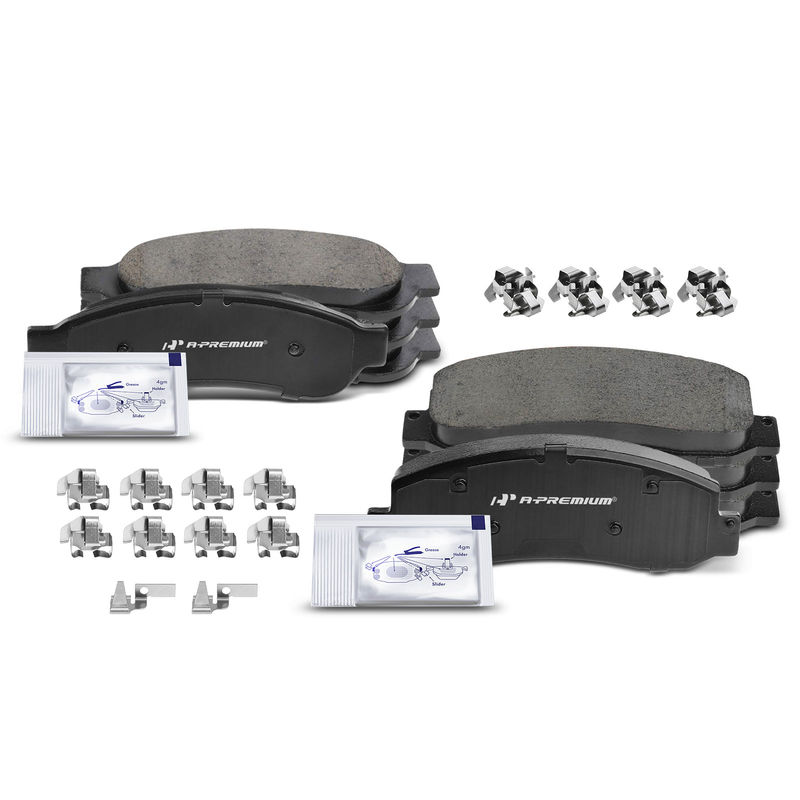 8pcs Front & Rear Ceramic Brake Pads  for Ford F-250 Super Duty F-350 Super Duty 05-12