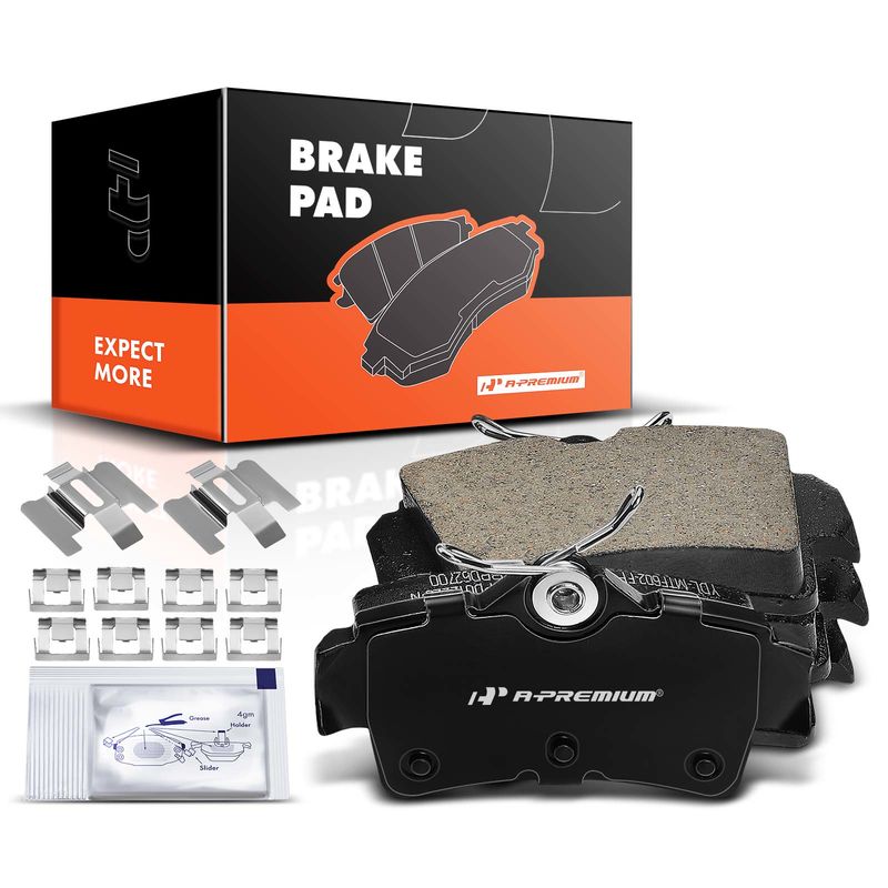 4pcs Rear Driver & Passenger Ceramic Brake Pads  for Ford Mustang 1994-2004