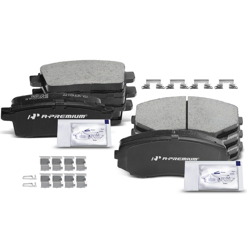 8pcs Front & Rear Ceramic Brake Pads  for Ford Edge 07-10 Lincoln MKX Mazda CX-7 CX-9