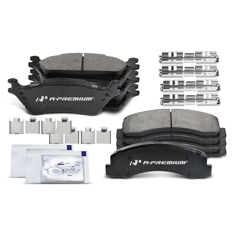 8pcs Front & Rear Ceramic Brake Pads  for Ford F-150 F150 2012-2020