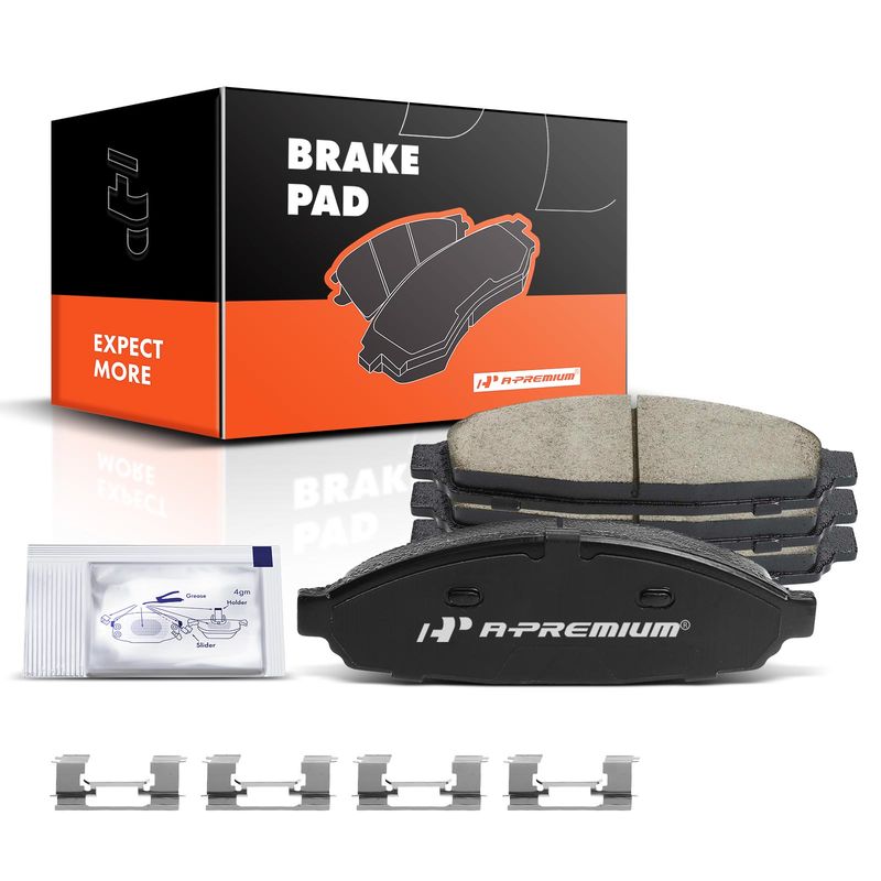 4pcs Front Driver & Passenger Ceramic Brake Pads  for Ford Crown Victoria Lincoln Town Car 03-11 Mercury
